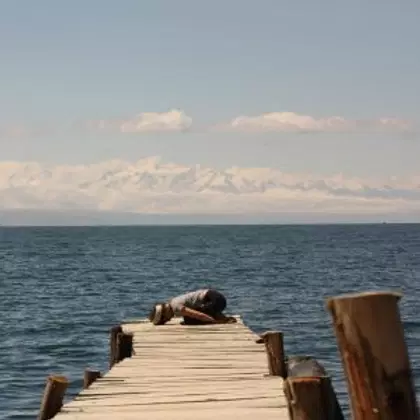 Balasana ou la posture de l'enfant