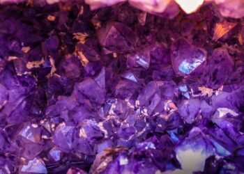 Closeup Photo of Purple Gemstones