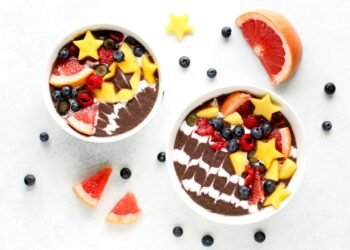 flat lay photography of slice of fruits