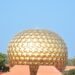 Martuvam Healing Forest : un sanctuaire naturel à Auroville 10 a large golden ball sitting on top of a lush green field