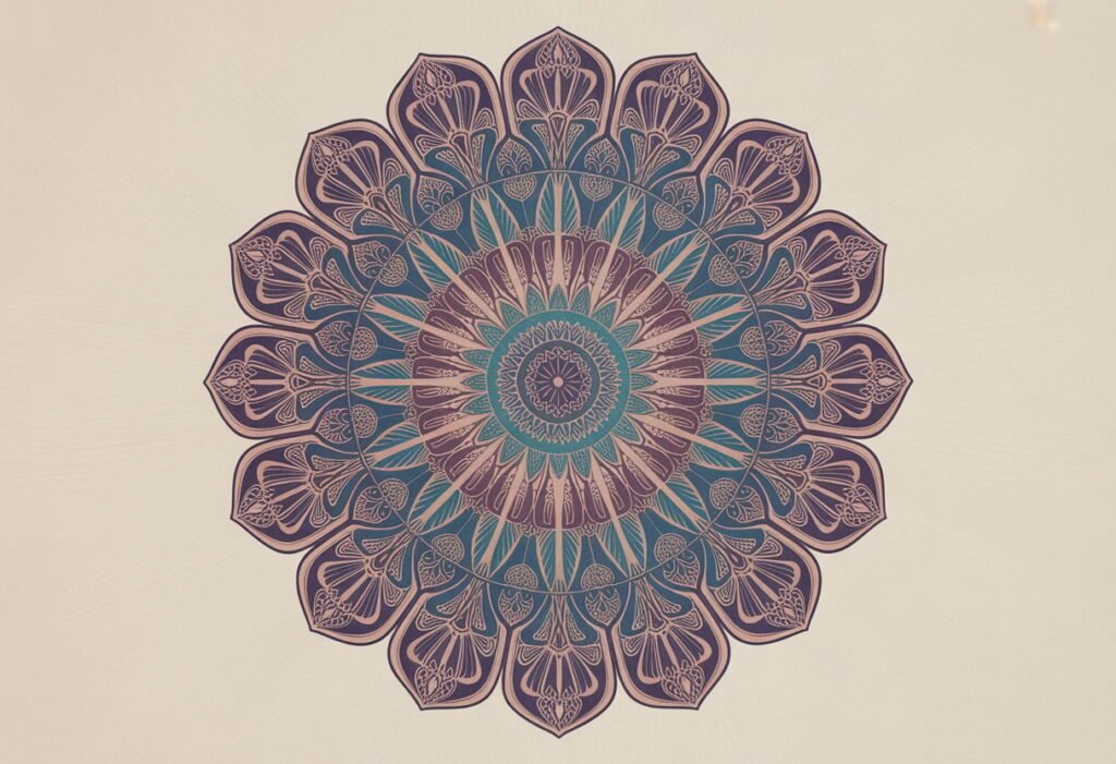 mandala joli et puissant