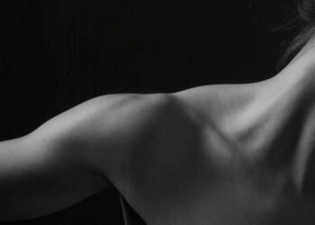 grayscale photo of naked woman
