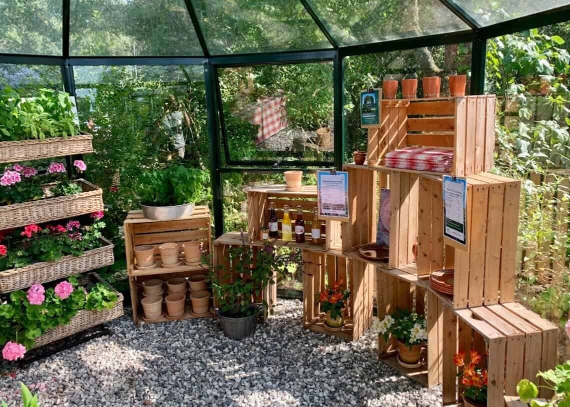 brown wooden crates