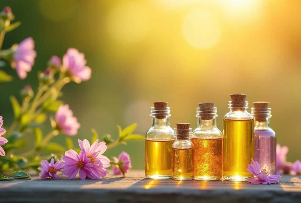 Fleurs de Bach : libère tes patterns émotionnels 1 Élixirs floraux dans la lumière du matin — fleurs de Bach patterns émotionnels