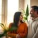 Couple en train de communiquer avec bienveillance — communication non violente couple