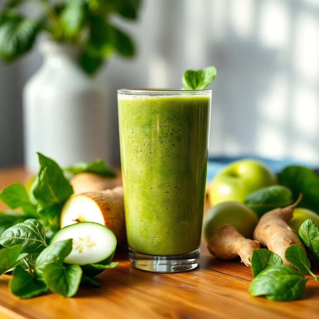 smoothie vert detox energie matinale