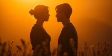 Relation toxique : les signes qui alertent 3 Silhouette symbolisant la distance émotionnelle dans une relation toxique, signes d'alarme à repérer