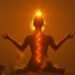 Yoga Kundalini : éveiller l'énergie dormante en toi 7 Représentation symbolique de l’énergie kundalini qui s’éveille le long de la colonne vertébrale, yoga kundalini énergie éveil